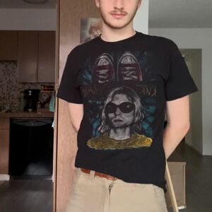 Kurt Cobain Converse Graphic T-Shirt 🎸